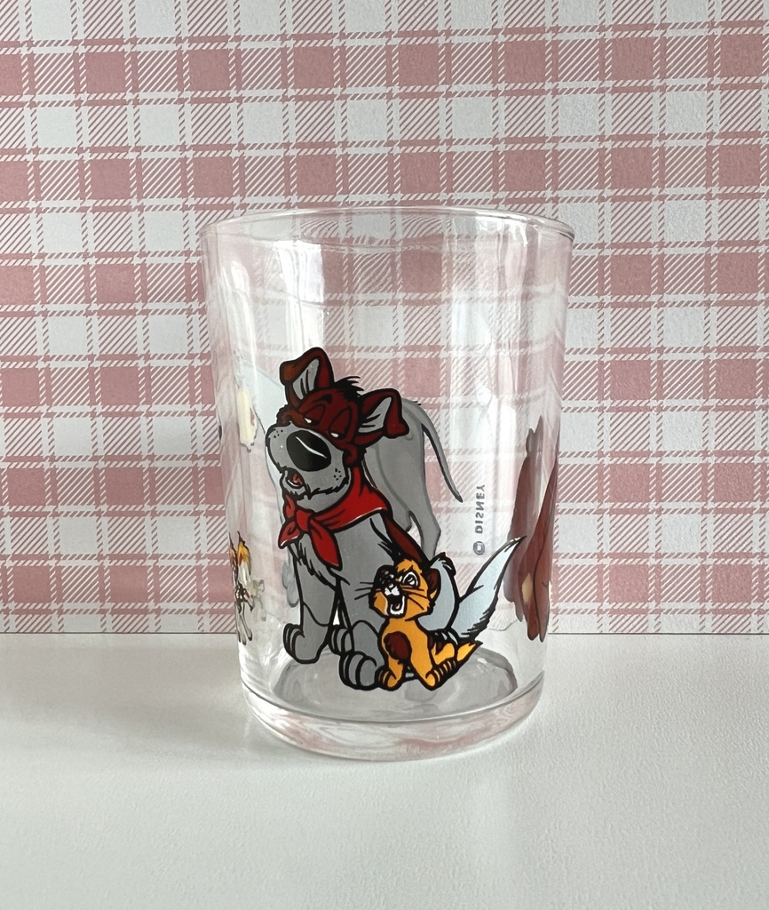 Petit verre à eau Oliver et compagnie - Disney