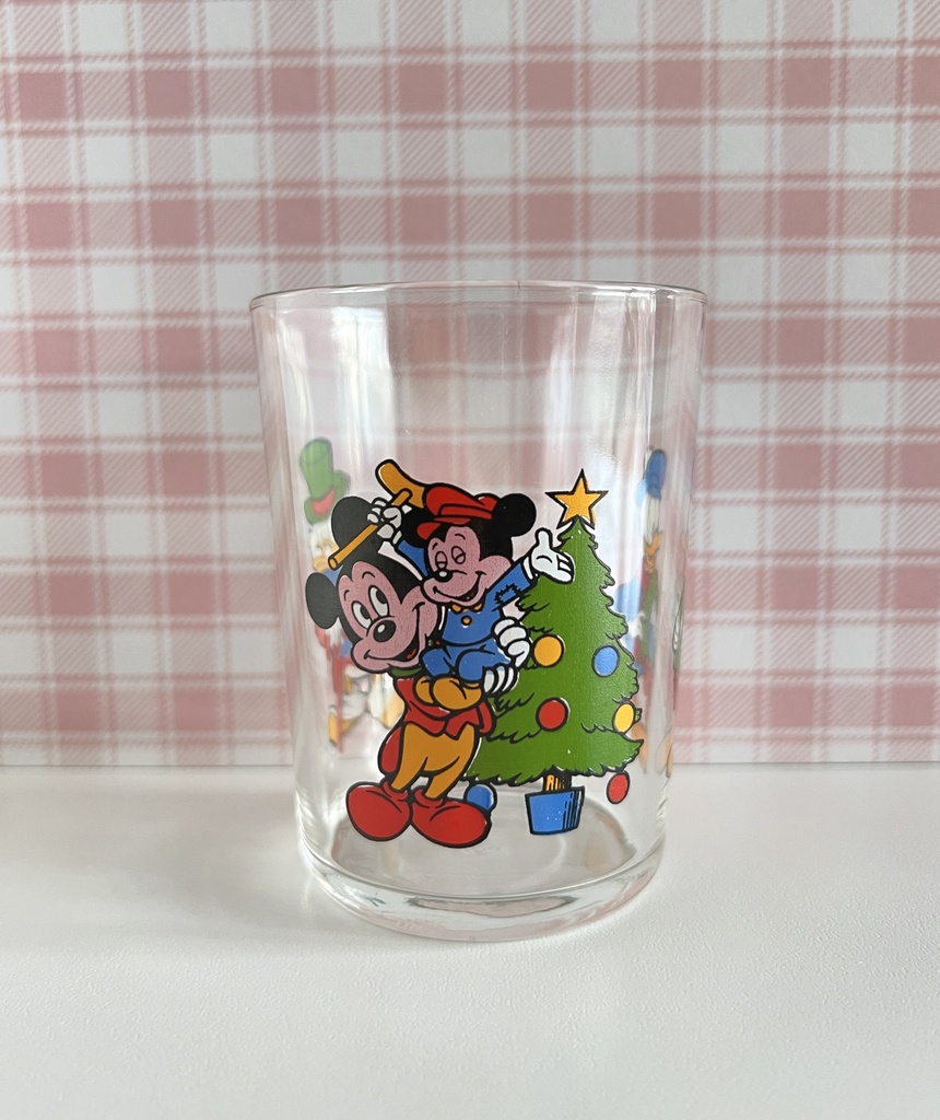 Petit verre à eau Le Noël de Mickey - Disney
