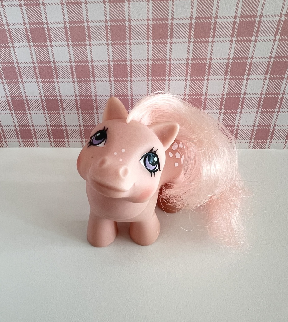 Figurine Mon Petit Poney Bébé Rose (Baby Cotton Candy) G1