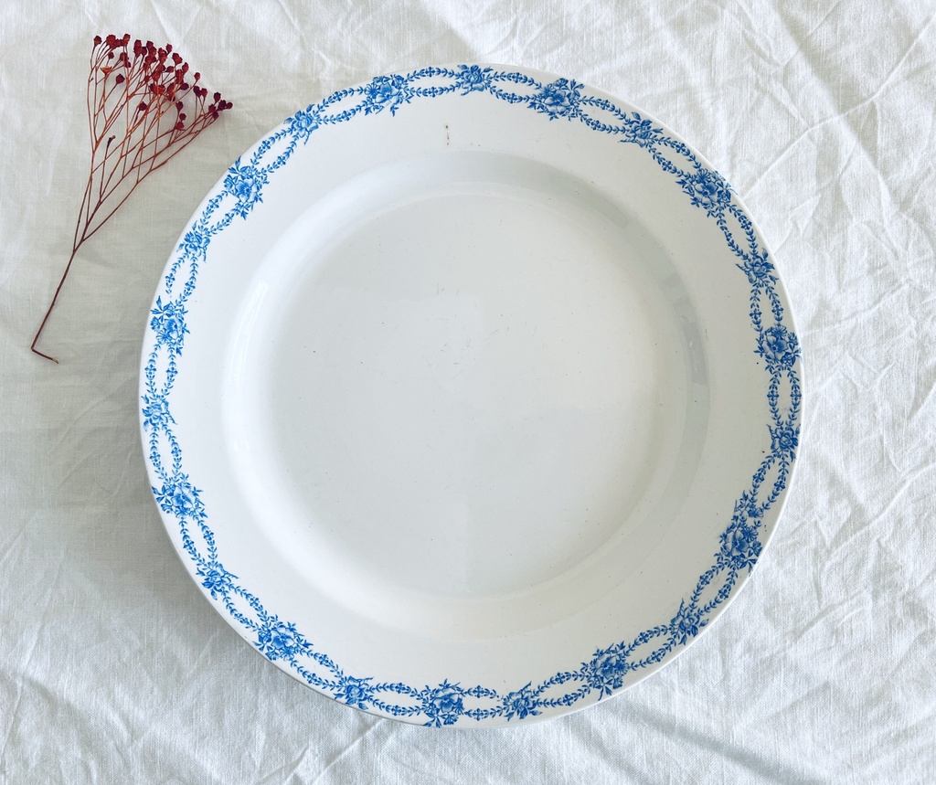 Plat rond Boch Guirnalda