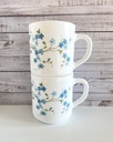 Lot de 2 mugs Arcopal Myosotis Veronica