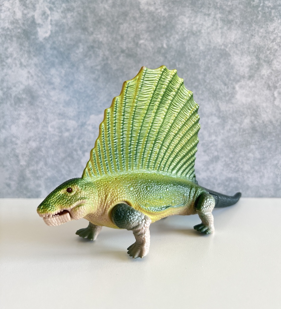 Figurine Dino-Riders Dimetrodon - Tyco 1988 ou 1990