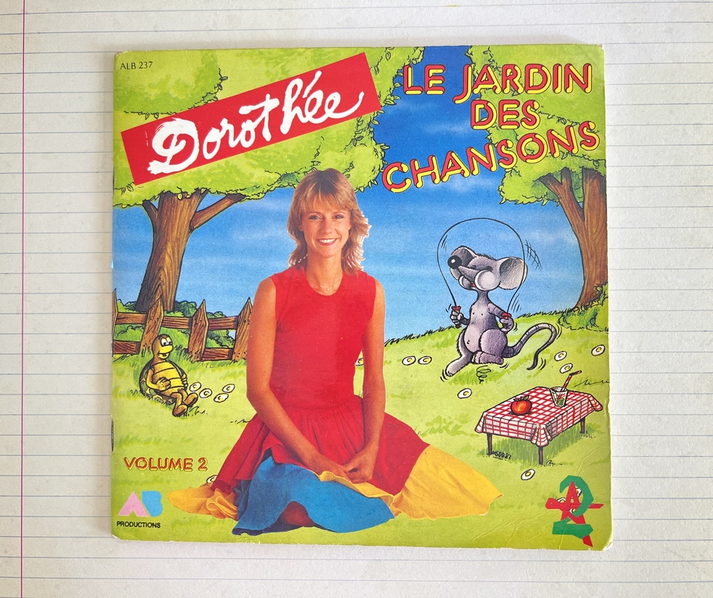 Livre disque 45 tours Dorothée Le jardin des chansons volume 2