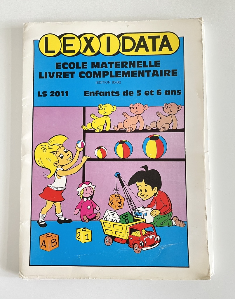 Livret complémentaire Lexidata École maternelle de 5 et 6 ans