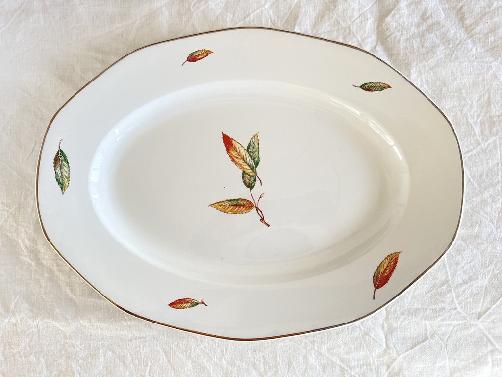 Plat ovale Digoin Sarreguemines Nemours