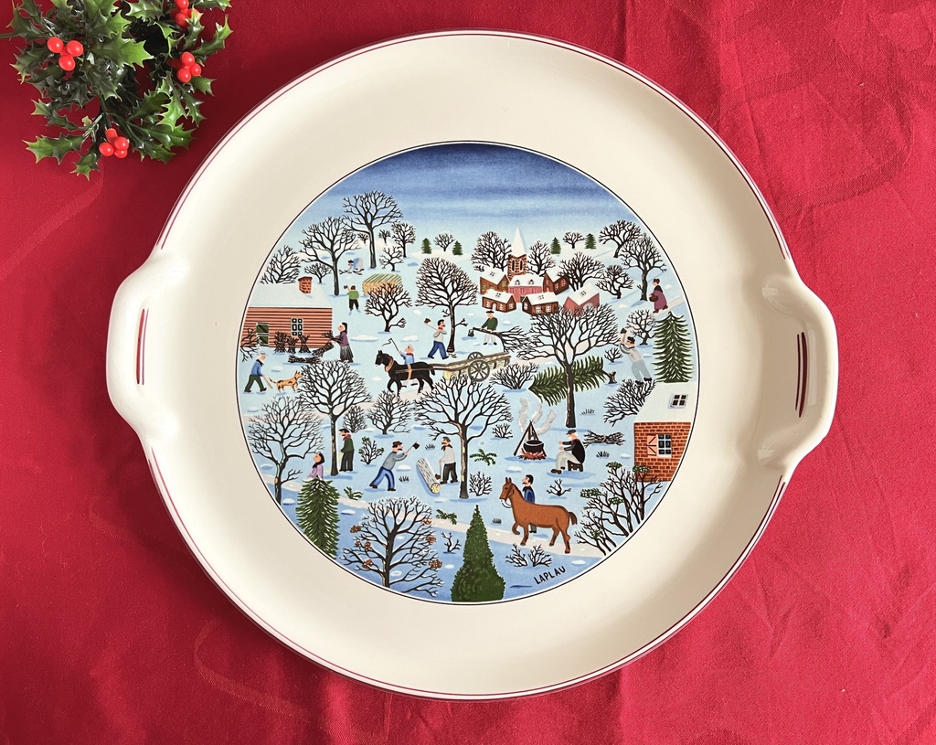 Plat à anses Villeroy & Boch Naif Christmas