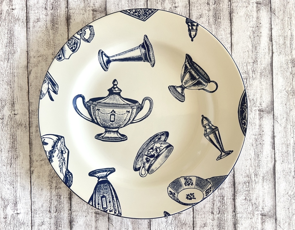 Assiette à dessert Fitz & Floyd Habitat Americana Colony Blue