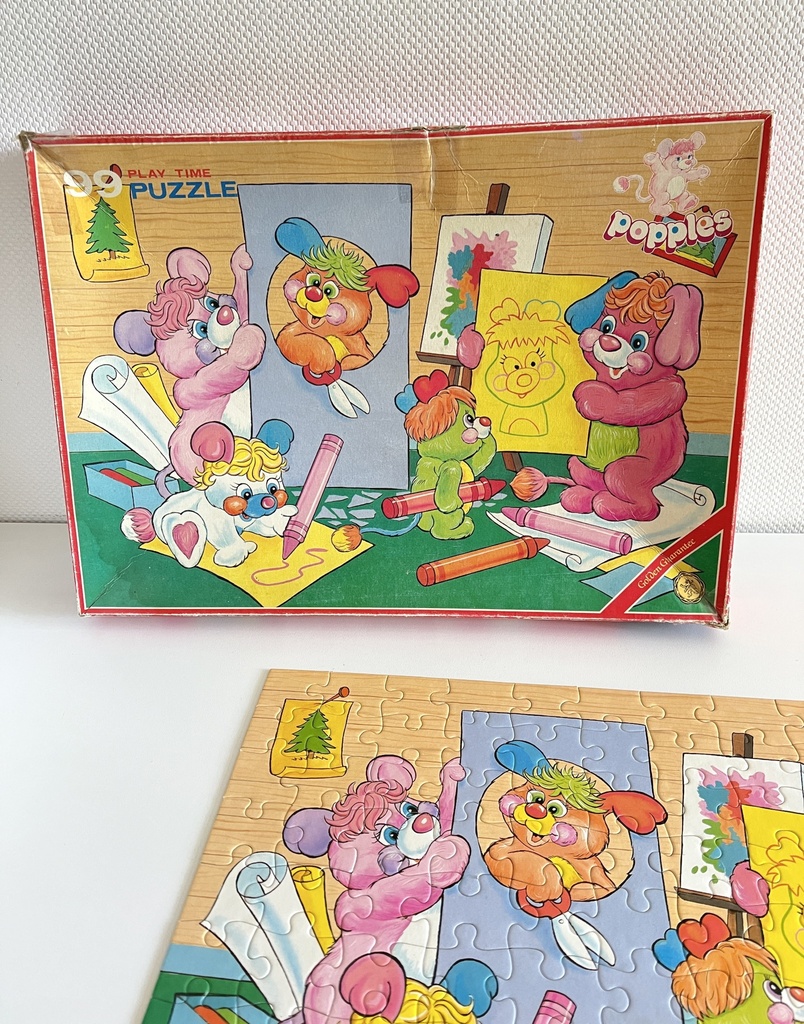 Puzzle Popples - play time 1986