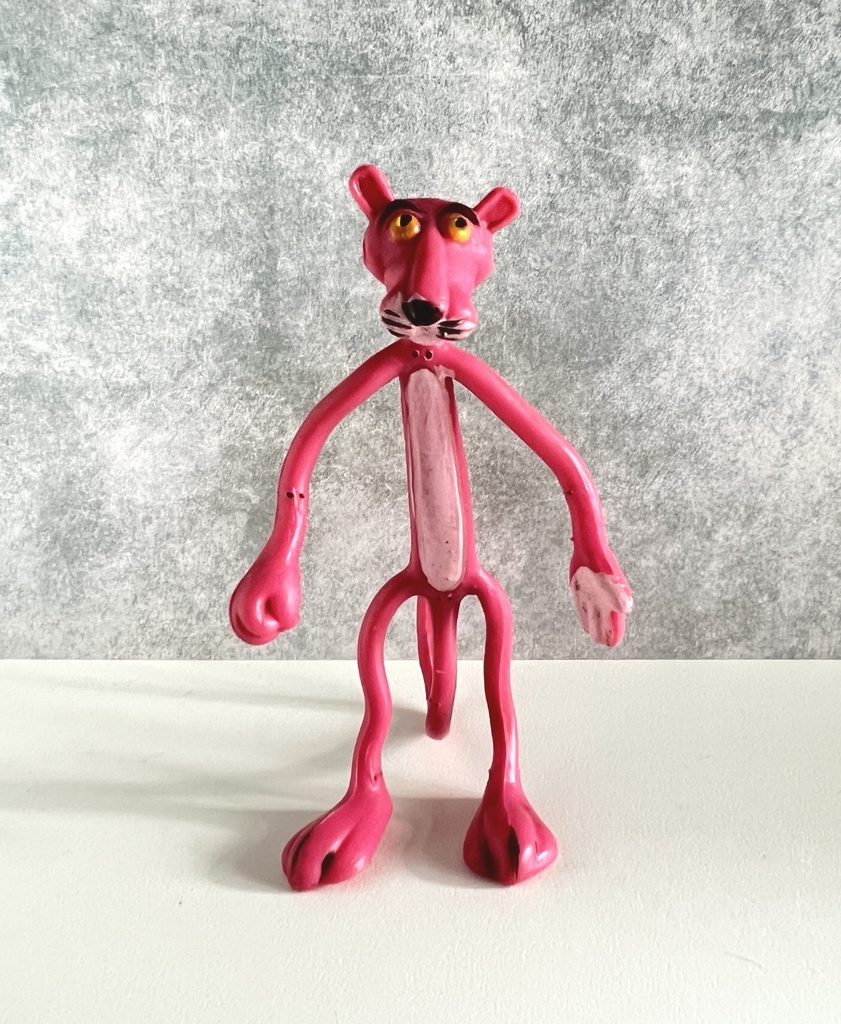 Figurine flexible La panthère rose - Teisseire 1983