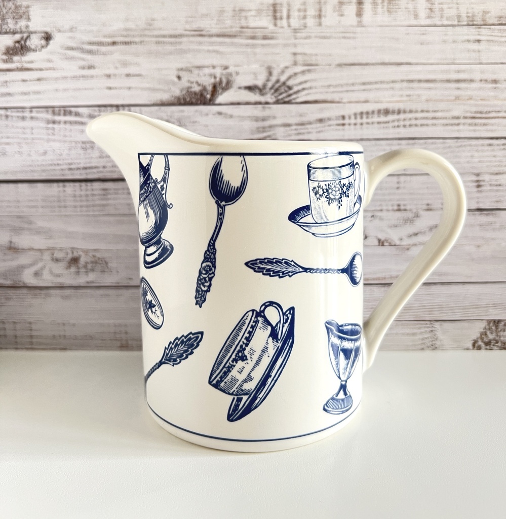 Pot à lait Fitz & Floyd Habitat Americana Colony Blue