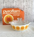 Plat pour four avec couvercle Pyroflam Space Age Orange