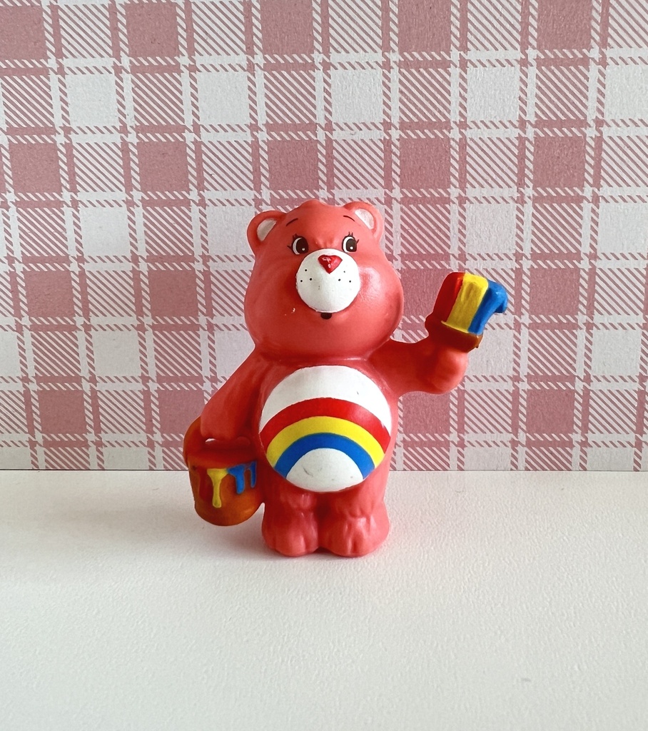 Petite figurine Bisounours Grosfarceur - 1983