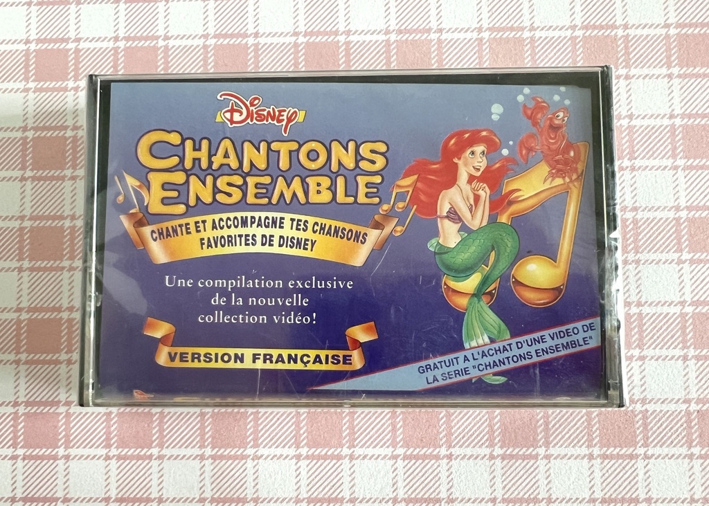 Cassette audio Chantons ensemble La petite Sirène - Disney