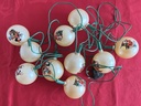Guirlande lumineuse avec boules de Noël Disney