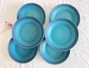Lot de 6 assiettes creuses Ceramano Saphir