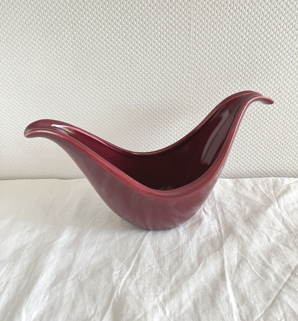 Saucière Boch Keralux Beautyline Oval bordeaux