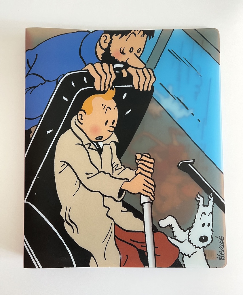 Classeur en plastique souple Tintin - 2004