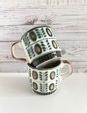 Lot de 2 petites tasses Boch Delta Noix
