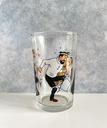 Verre à eau Le capitaine Haddock - Tintin 1986