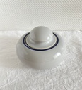 Sucrier bleu gris avec ligne bleu marine Rosenthal Studio Linie / Studio-line
