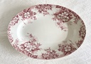 Plat ovale Orchies Églantine