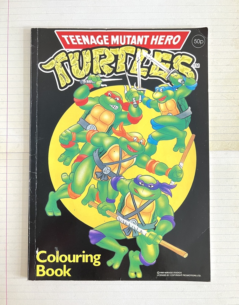 Livre à colorier Tortues Ninja