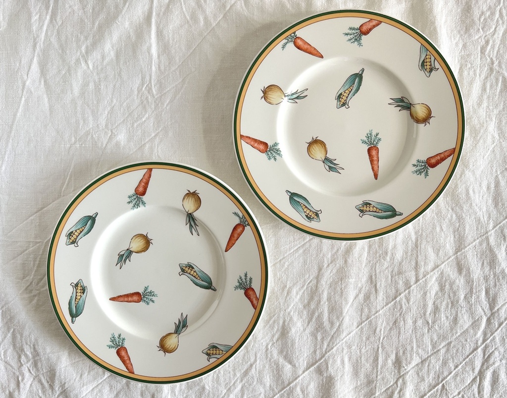 Lot de 2 assiettes à pain Villeroy & Boch À la ferme