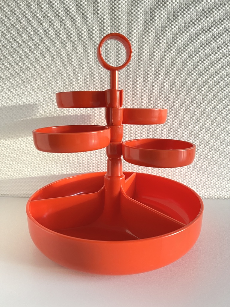 Serviteur / plateau à apéritif orange Dialene Better Maid