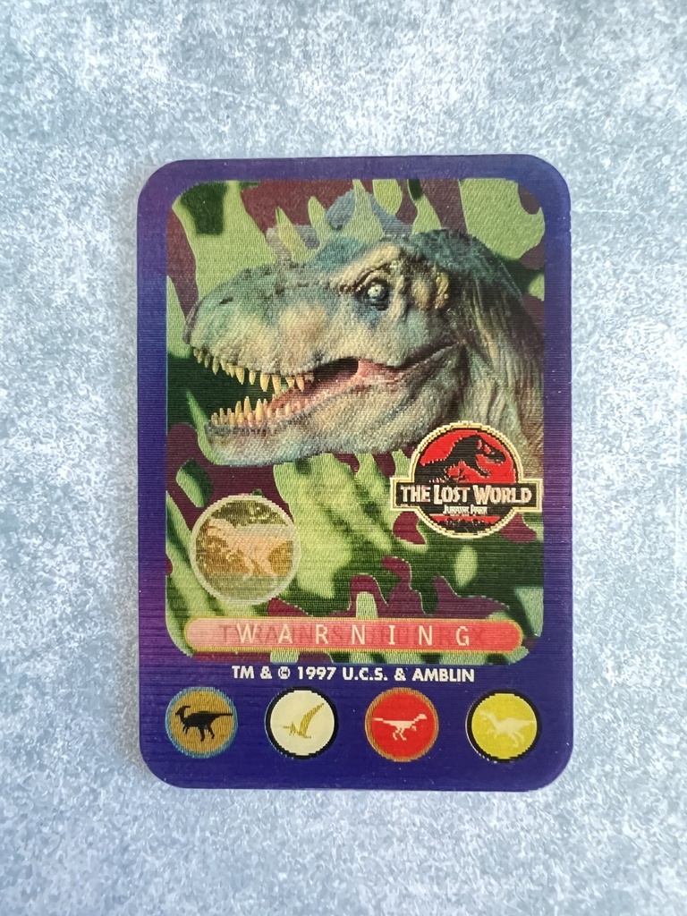 Carte Jurassic Park The Lost World - Dixan / Persil