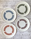 Lot de 4 assiettes à dessert Arcopal Square