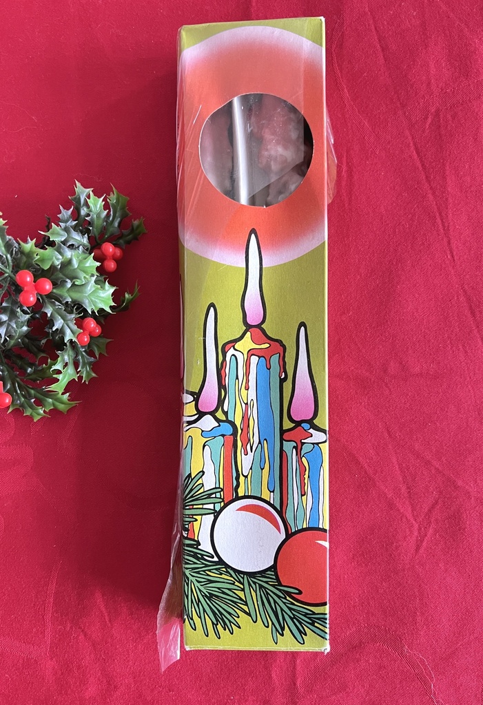 Boîte de 2 bougies chandelles goutte-à-goutte colorée