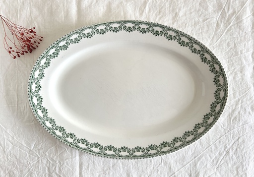 Plat ovale Boch Carlotta