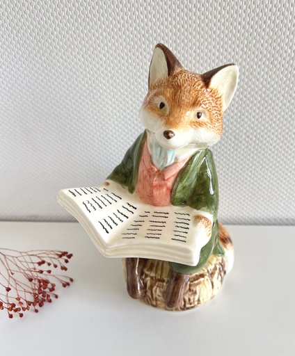 Tirelire Gentilhomme à Moustaches Renard - Beatrix Potter 1998