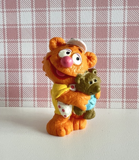 Figurine Baby Fozzie Teddy Bear (Muppet Show) - 1986 Schleich