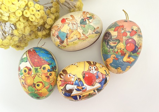 Boîte œuf en carton / papier mâché - format petit