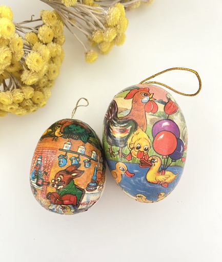 Boîte œuf en carton / papier mâché - format mini