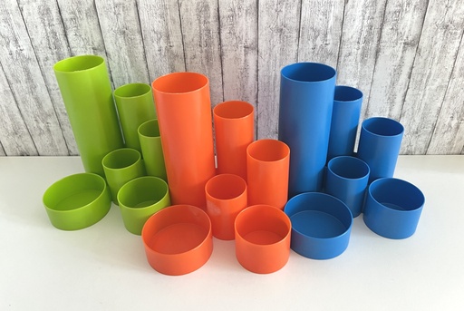 Organiseur de bureau tube en plastique