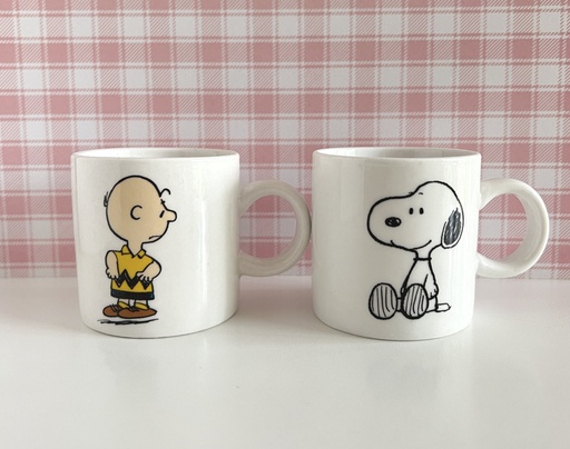 Duo de tasses Charlie Brown et Snoopy