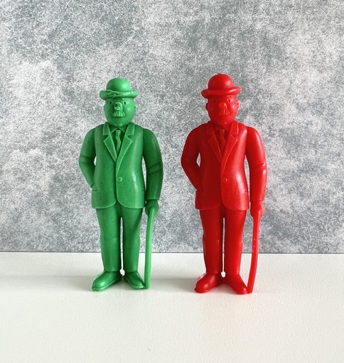 Figurine Dupond - Tintin Esso 1973