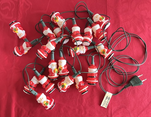 Guirlande lumineuse avec Père Noël