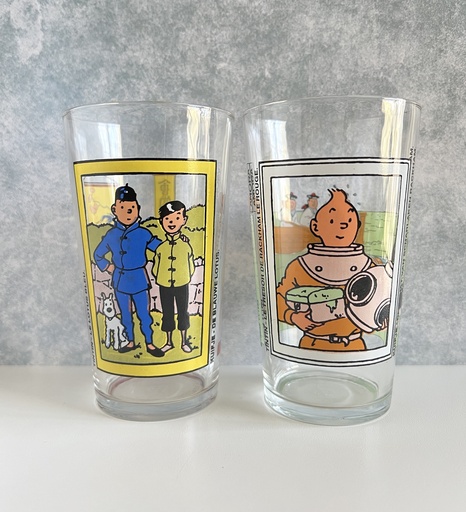Verre à eau Tintin - Amora 1994