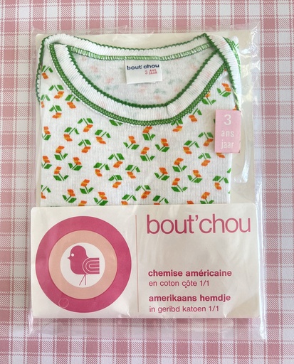 Chemise américaine en coton bout'chou - 3 ans