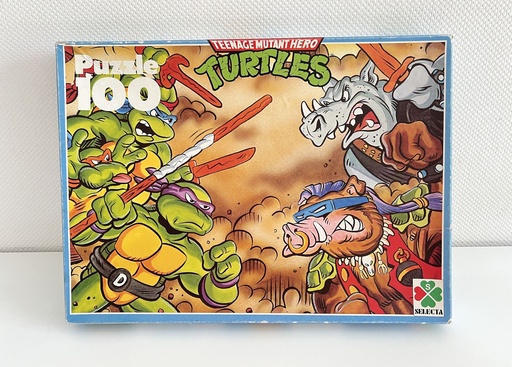 Puzzle 100 pièces Tortues Ninja - Selecta 1990