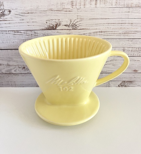 Filtre à café 102 en céramique jaune Melitta
