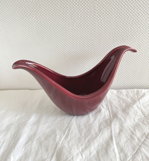 Saucière Boch Keralux Beautyline Oval bordeaux