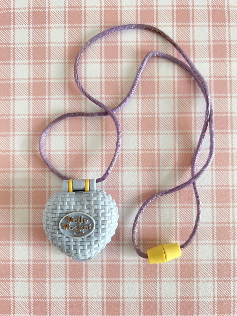 Collier Polly Pocket Bluebird Pretty Coeur - 1992, Occasion, Livraison Gratuite