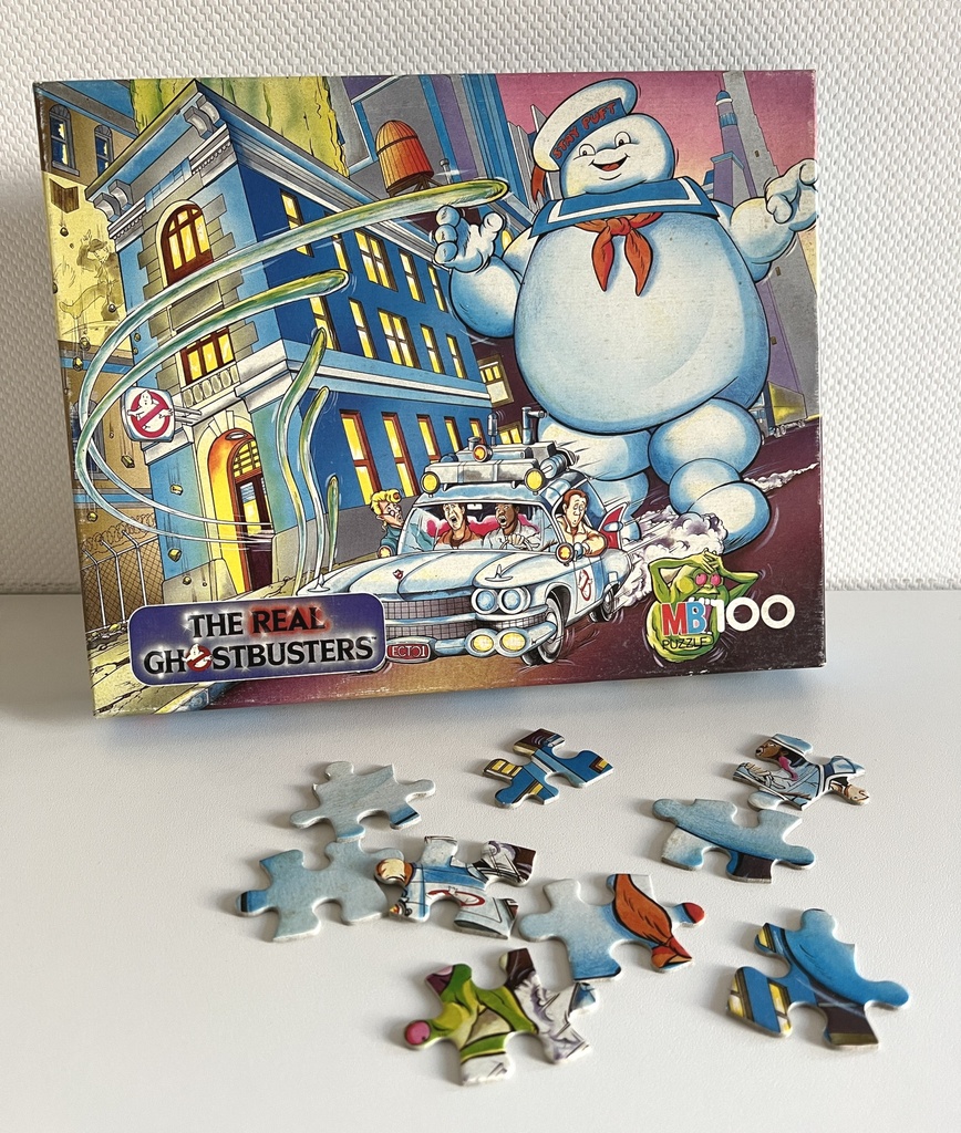 Très Rare Authentique Celluloïd Ghostbuster SOS Fantômes Anime Vintage