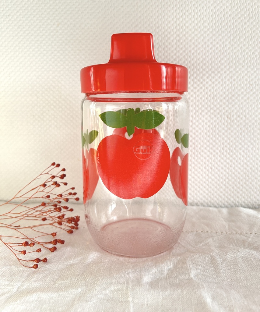 Pot et sucrier Henkel pommes vintage