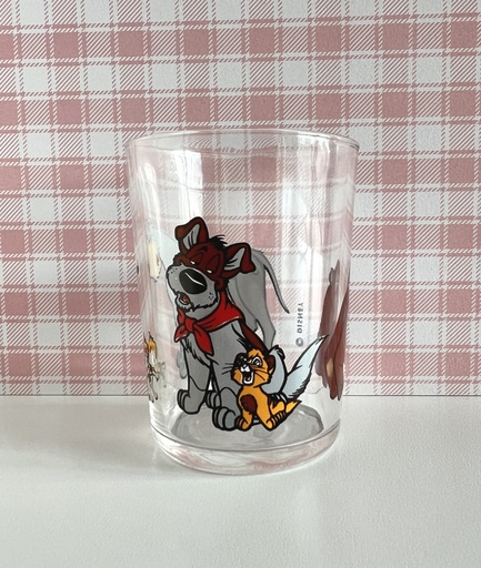 Petit verre à eau Oliver et compagnie - Disney